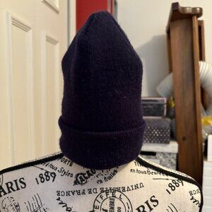 ITEM NO. 10: Navy blue winter wool hat.